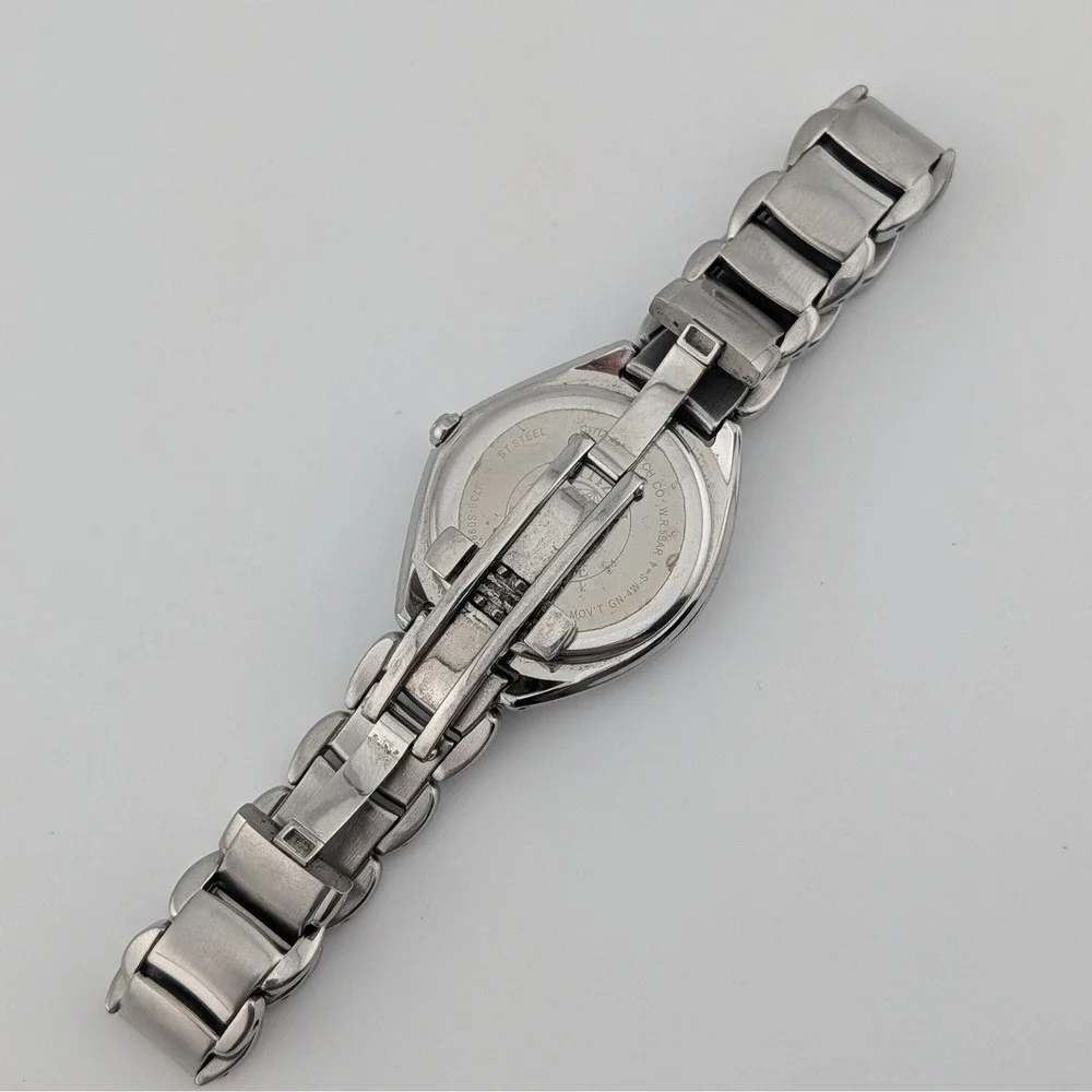 Citizen Eco-Drive Silhouette J730-S099552 Sapphire Crystal Floral Dial Watch WR - Picture 8 of 10